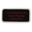 British Seagull Outboard QB Series Fuel Tank 50:1 Fuel Ratio Label