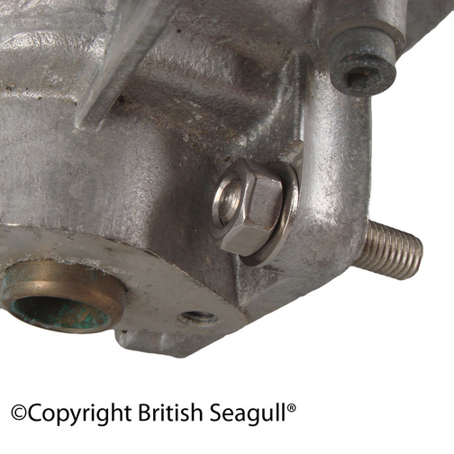 British Seagull Outboard QB Series Cylinder Base Stud Fitted to Crankcase
