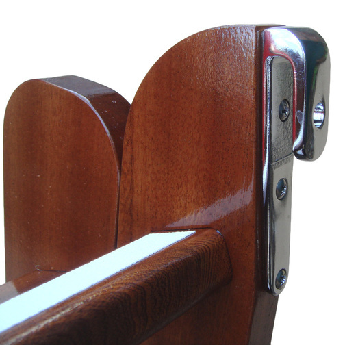 Freeman Mahogany 4 Step Boarding Ladder