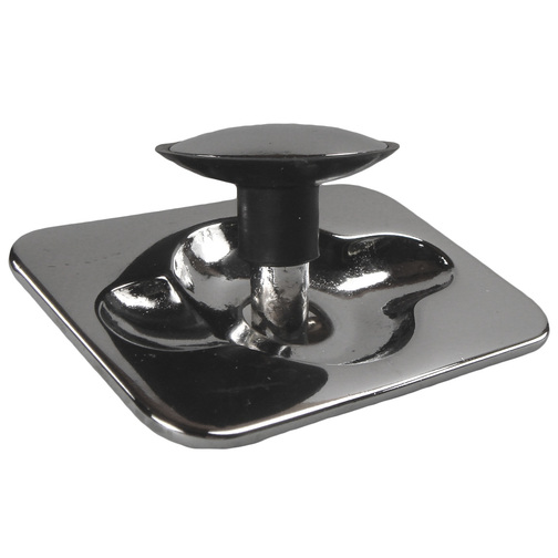 Rectangular Concealed Fitting Chrome Lifting Button
