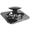 Rectangular Concealed Fitting Chrome Lifting Button