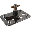 Rectangular Concealed Fitting Chrome Lifting Button