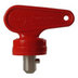 Quick Heavy Duty Battery Switch with Metal Terminal - Red Handle