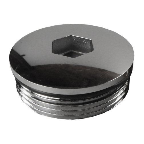 Toilet Pump Out Deck Fitting Chrome Cap