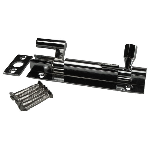 Chrome Cranked Barrel Bolt & Stay