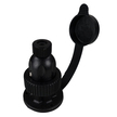 Black Plastic Waterproof 3 amp Plug & Sockets