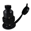 Black Plastic Waterproof 5 amp Plug & Sockets