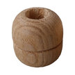 Ash Wood Parrel Bead - 24x11mm