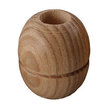 Ash Wood Parrel Bead - 28 x 11mm