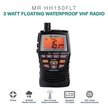 Cobra MR HH150 FLTE Floating Handheld Marine VHF Radio Capabilities