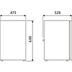 Dometic Coolmatic CRX-80 Refrigerator Dimensions Diagram