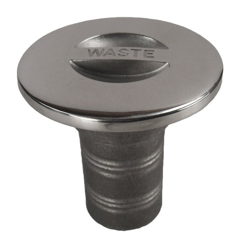 Stainless Steel Toilet Waste Pump Out Deck Fitting