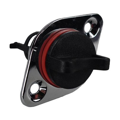 Chrome Oval Bung