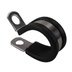 Stainless Steel P Clip with Rubber Sleeve - 19mm