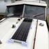 Freeman Cruiser Solar Panel Kit fitted to a cabin roof of a Freeman 26