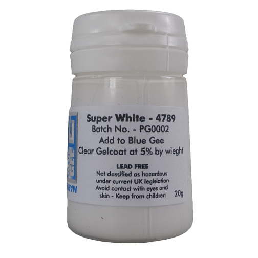 Blue Gee ColourMatch Gelcoat Pigment - Super White