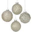 Champagne Glass Christmas Bauble Set