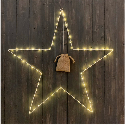 Large LED Christmas Wire Star