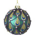 Peacock Pearl Glass Christmas Bauble