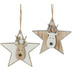 Wooden Reindeer Star Christmas Hangers