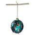 Peacock Pearl Glass Christmas Bauble Hanging