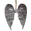 Silver Angel Wings Metal Hanger