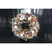 Snow Dusted Pinecone Christmas Wreath Hanging