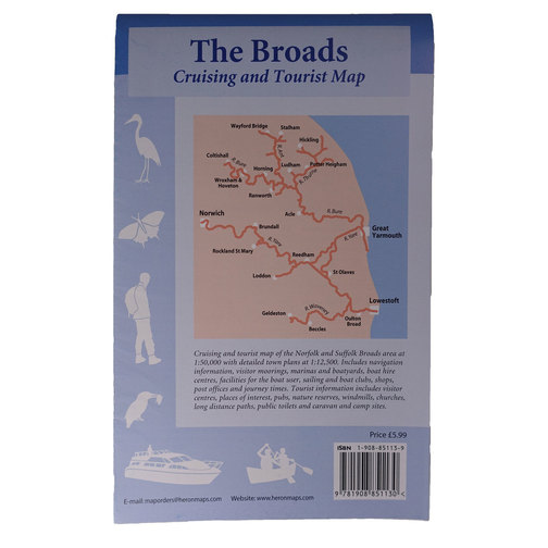 Heron Maps The Broads Map