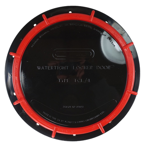 Whale Watertight Locker Door - Black