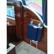 Freeman Navigator Seat Fitted in the Stored Position to a Freeman 22 with the Freeman Folding Seat Frame