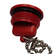 Plastic Deck Filler Cap - Diesel (Red)