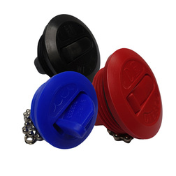 Plastic Deck Filler Caps - Red (Diesel), Blue (Water), Black (Waste)