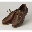 XM Mens Brown Leather Deck Shoes - 12