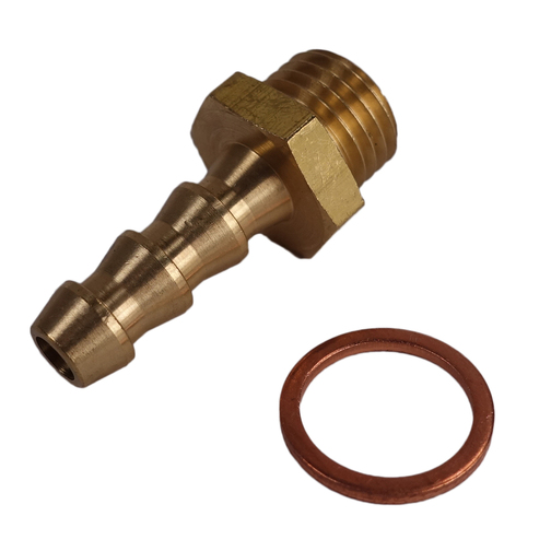 Brass Hose Tail M14 x 8mm