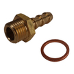 Brass Hose Tail M14 x 8mm
