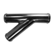 Stainless Steel 38mm (1 1/2") Y Hose Connector