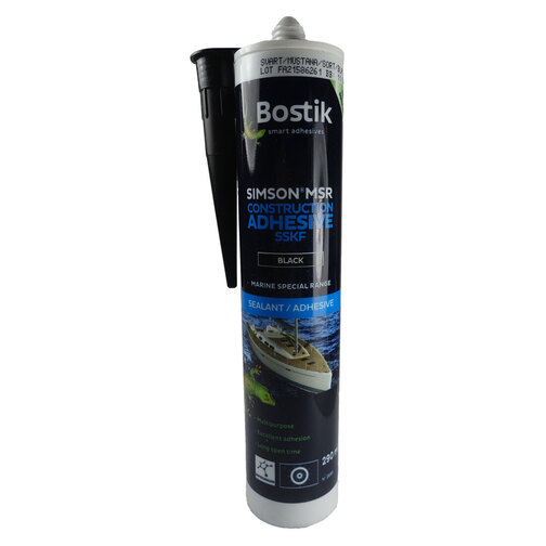 Bostik Simson MSR Marine Sealant Adhesive - Black