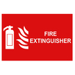 BSS Label - Fire Extinguisher - ISO 7010 Symbol