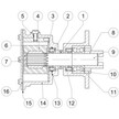Jabsco 3270-200 Engine Water Pump Parts Identifier