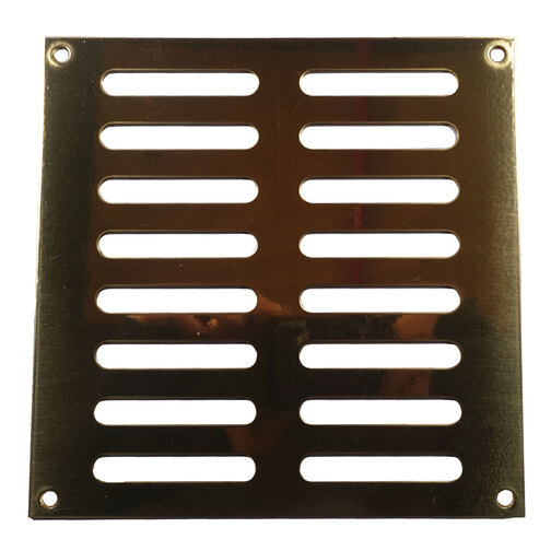 Brass Vent Grille - 152 x 152mm