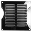 Chrome Return Vent - 151 x 151mm