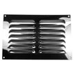 Stainless Steel Louvre Vent Grille - 227 x 151mm