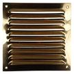 Brass Louvre Vent Grille - 151 x 151mm