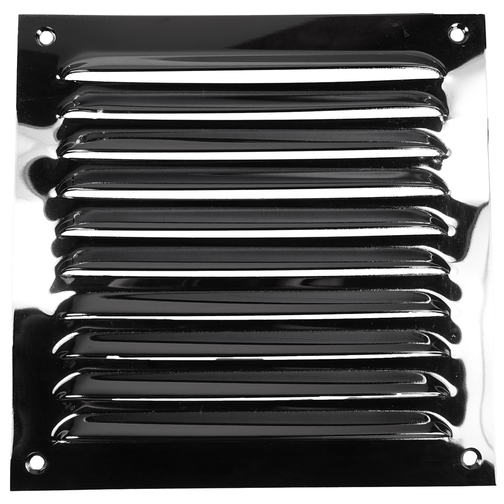 Chrome Louvre Vent Grille - 151 x 151mm
