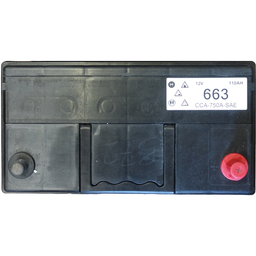 Heavy Duty Engine Starter Battery - - / +