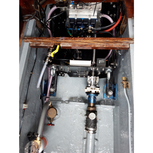 Freeman E-Power Inboard Electric Engine Installed on a Freeman 23