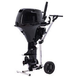 Odesea TX-65 Outboard Motor Trolley with Outboard on