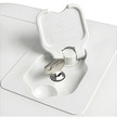 Osculati Inspection Cover Lock & Keys in use