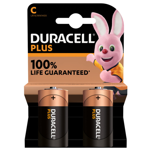 Duracell C (LR14) Plus Power Batteries