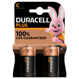 Duracell C (LR14) Plus Power Batteries